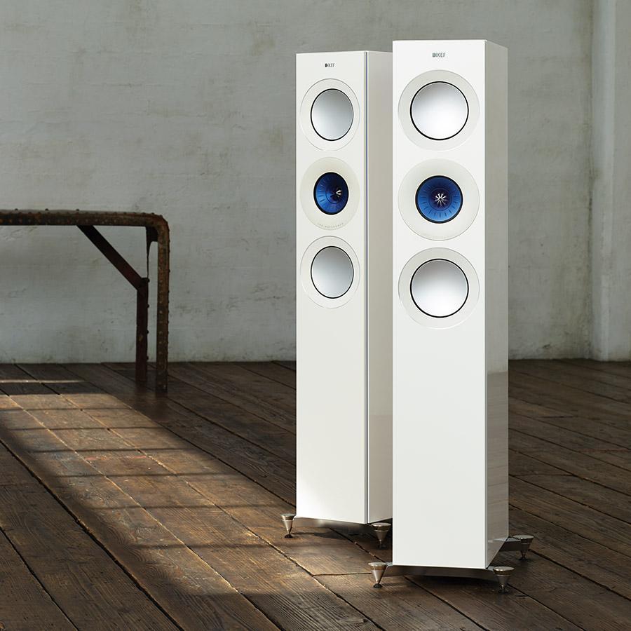 Kef 242861 Напольная акустика KEF Reference 3 Blue Ice White, цвет: Белый