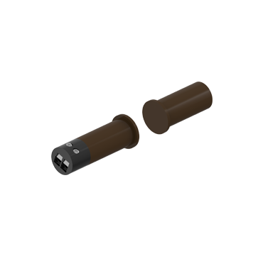 Zennio 990000109 Магнитный контакт для скрытого монтажа в алюминиевую или деревянную дверь или окно Хром