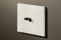 Lithoss LI0010116 Двухпозиционный переключатель Cockpit, цвет: Белый / Черный, оттенок: Матовый 9010 (текстурированный конус)