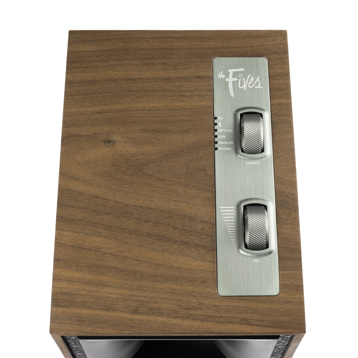 Klipsch 229893 Полочная акустика Klipsch The Fives Walnut, цвет: Темно - коричневое дерево