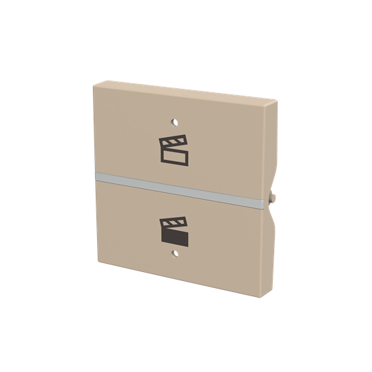 ABB N2221.9 CV N2221.9 CV - Крышка рокера Символ сцены KNX - 2M - Шампанское