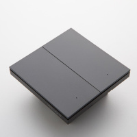 Yeelight YP-0506-G Выключатель Yeelight Pro, серия E20, проводной, 2 клавиши, серый (N+L or L)