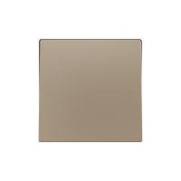 Zennio 830001704 ZS55, Защитная накладка на один переключатель 55x55 мм, Шампанское