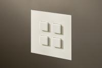 Lithoss LI0020203 Выключатель Trimless, цвет: Белый, оттенок: Матовый, RAL9010