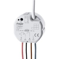 Hager TYB692C Привод жалюзи / отопления 1/1-канальный + 3 входа KNX, UP