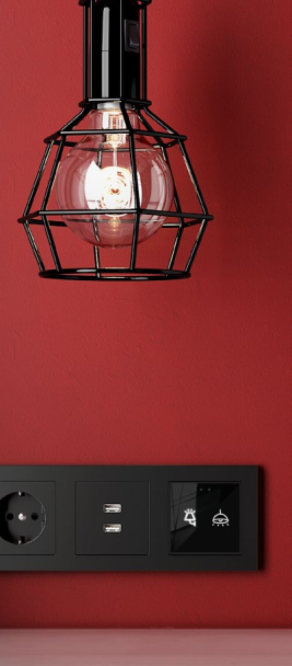 Zennio ZVI-F55X2-W Выключатель сенсорный KNX Flat 55 X2, 2-кнопочный, цвет: Белый, оттенок: Без оттенка