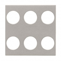 ABB N2221.6 PL Плата центральная Zenit для 6-клавишного сенсора, серебристый, цвет: Серебряный