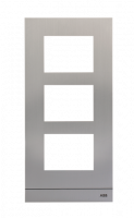 ABB 51023CF-A Рамка станции вызова, размер 1/3, серебристый