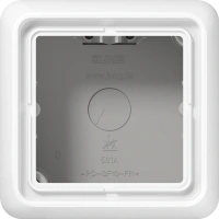 Jung CD 581 A WW Накладная коробка 1-ная, duroplastic, Серия CD, белый