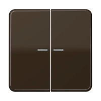 Jung CD 595 KO5 BR Kлавиша с окошком, duroplastic, Серия CD, коричневый