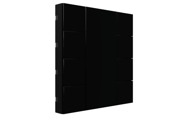 Interra ITR340-0801 iSwitch+ - 8-кнопочный KNX выключатель, пластик, черный