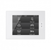 Zennio ZVIZ40W Сенсорная панель KNX Z40, емкостной ЖК дисплей 4.1” с фоновой подсветкой, цвет: белый