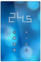 BESKNX SR593210WH/C Cubik-TL Сенсорная панель вертикальная термостат со встроенным светодиодным индикатором, цвет: Белый