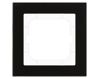 MDT BE-GTR163S.01 Стеклянная рамка 1-створчатая для систем 63 мм, черная