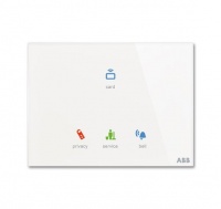 ABB TA/U3.2.1-CG Наружный индикатор со звонком, горизонтальный, белое стекло, цвет: Белый