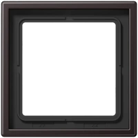 Jung AL 2981 D Рамка 1-ная, вертикальный и горизонтальный монтаж, Лакированный алюминий, LS 990, темный (лакированный алюминий)