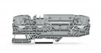 Wago 2006-8601 2-пров. проходной клеммник, 0,5 - 6 (10) мм2, профильный, серый