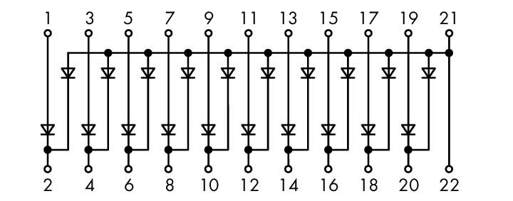 Wago 289-151 Проверочный элемент, напряжение обмотки 5/6 В DC