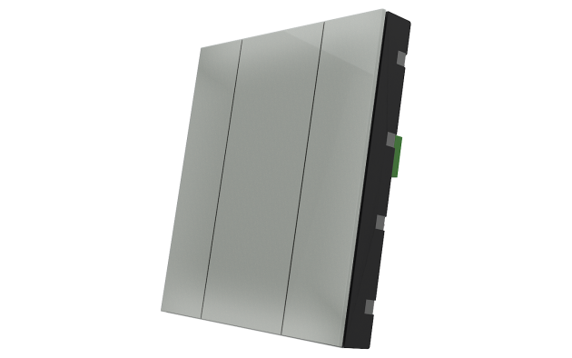 Interra ITR340-0205 iSwitch+ - 2-кнопочный KNX выключатель, пластик, серый