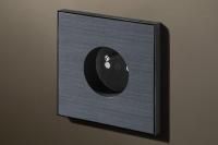 Lithoss Розетка Void round Gunpowder black, Цвет: Черный