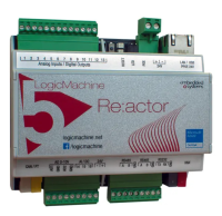 Embedded System LM5p2-RIO3E Свободно программируемый контроллер LogicMachine5 Reactor IO v2 EnOcean Power