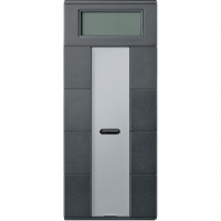 Schneider MTN6214-0414 4 -кнопочный выключатель plus с терморегулятором, SYM, цвет: Антрацит, оттенок: Матовый, RAL 7024