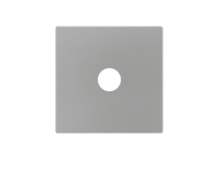 Zennio 830002706 ZS55. Заглушка для вставки jack 3,5 мм 55x55 мм - серебристая