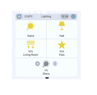 Zennio ZVICX40W Сенсорная панель CX40