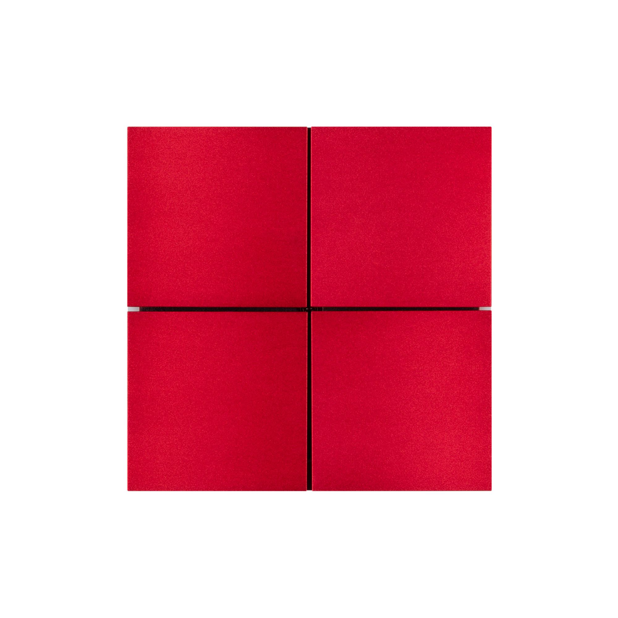 Arlight 039664 INTELLIGENT ARLIGHT Кнопочная панель KNX-304-23-IN Rose Red (BUS, Frameless) (IARL, IP20 Металл, 2 года) 039664