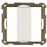 MDT BE-TA55P2.G1 Кнопочный выключатель KNX/EIB 1x канальный (2 кнопки)