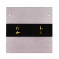 HDL M/P2R.1-485 4-клавишная панель KNX серии Granite, розовое золото (без шинного соединителя HDL-M/PCI.1-A)