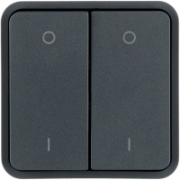 Berker 30423555 Клавиша с оттиском «0» и «I», цвет: Серый, оттенок: Матовый