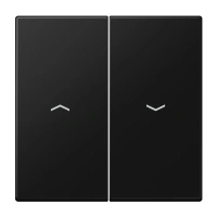 Jung LS 995 P SWM Kлавиша, с символам «стрелки», Дюропласт лакированный, Серия LS, матовый чёрный графит