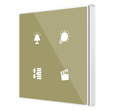 Zennio ZVI-SQTMD1 Емкостная кнопка Square TMD