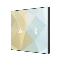 Zennio ZVIF2V2 Выключатель сенсорный KNX Flat 2 V2, 2-кнопочный, LED индикация, цвет: Цвет на выбор