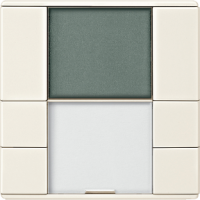 Schneider MTN6212-4044 2 -кнопочный выключатель plus с терморегулятором, SYD, цвет: Бежевый, оттенок: RAL 1013