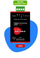 ONOKOM AUX-1-MB-B Шлюз для управления системами кондиционирования AUX(разъем CN8) по ModBus RTU протоколу