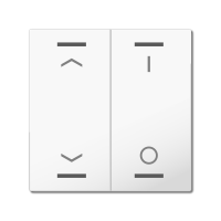 MDT BE-TAL55W202.C1 Выключатель MDT Rocker для кнопочного светильника KNX Push Button Light, белый