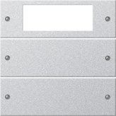 Gira 219226 Комплект клавиш Plus, 2 шт., цвет: Серый, оттенок: Алюминиевый, лакированный