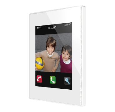 Zennio ZVI-Z41COM Цветная емкостная сенсорная панель с видеодомофоном. Z41 COM