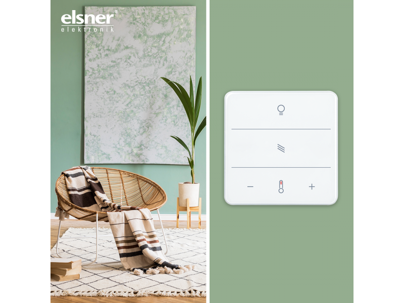 Elsner 71060 Мультитач-подсветка KNX eTR/Солнцезащитные шторки и контроль температуры