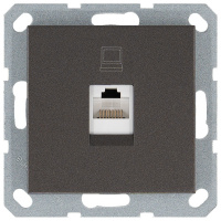 Jasmart Electric G6105Z Интернет-розетка RJ45 с накладкой, цвет Мокко, G6105Z