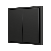 Zennio ZS702PB4A ZS70, Двойная мягкая кнопка для 4 бинарных входов 70x70 мм – Антрацит