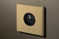 Lithoss Розетка Void round Brass, Цвет: Латунь