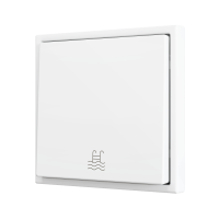 Zennio ZS701PB1MWC ZS70, Простая мягкая кнопка для 1 бинарного входа 70x70 мм – Матовый белый – На заказ