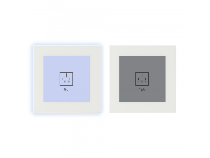 Elsner 71280 Универсальная сенсорная стеклянная кнопка Nunio KNX M-T