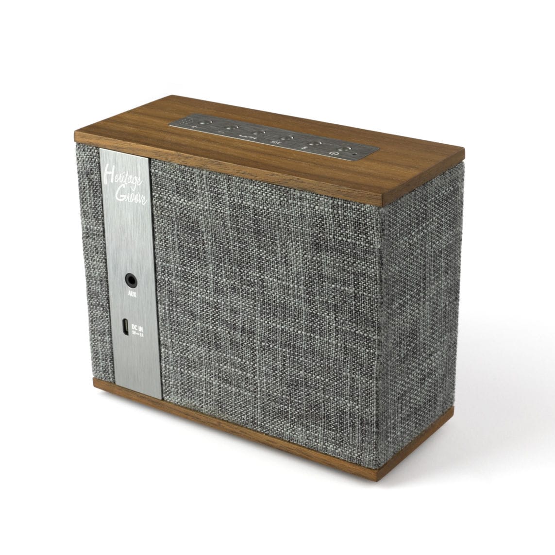 Klipsch 203745 Портативная акустика Klipsch Heritage Groove Walnut, цвет: Светло - коричневое дерево