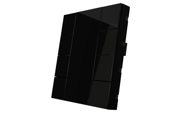 Interra ITR340-0801 iSwitch+ - 8-кнопочный KNX выключатель, пластик, черный
