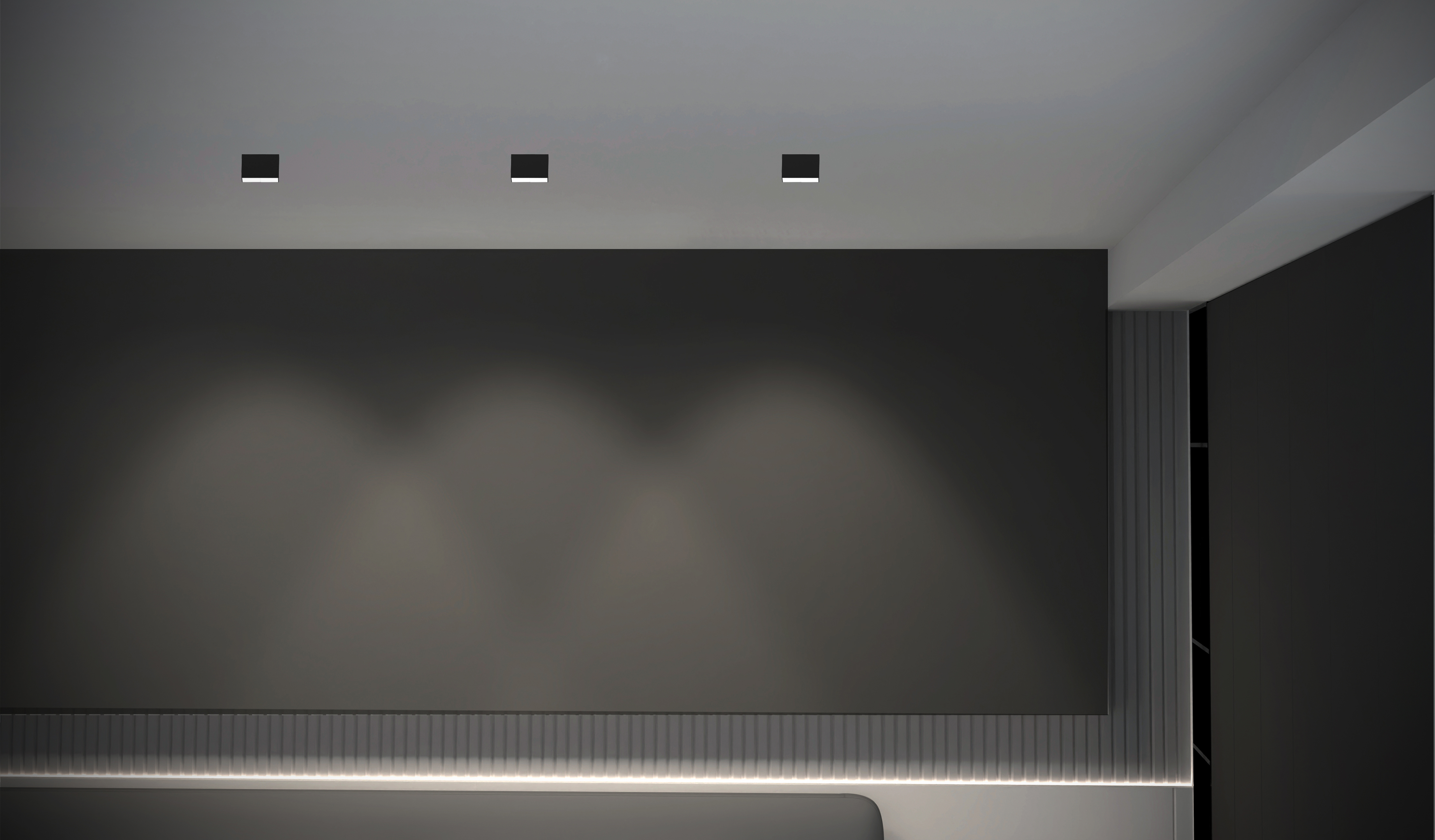 Yeelight YLP036-B Накладной светильник Yeelight Pro S21 мощность 16 Вт, угол рассеивания 30°, не поворотный, черный