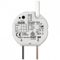 Jung 3210UP KNX универсальный диммер, 1 канал 50-210 Вт/ВA, с дополнительными входами
